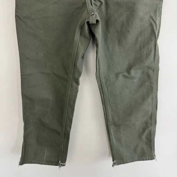 Carhartt B11-MOS Dungaree Pants Washed Loose Original Fit Moss 29x30 Streetwear - Picture 3 of 12
